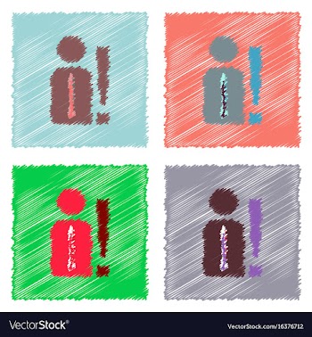 Collection of flat shading style clinical icons vector image