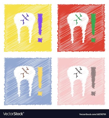 Collection of flat shading style clinical icons vector image