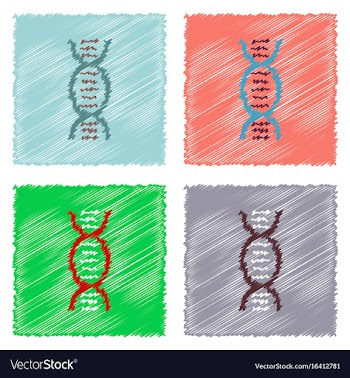 Collection of flat shading style clinical icons vector image