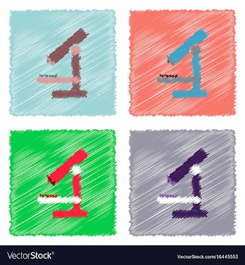 Collection of flat shading style clinical icons vector image