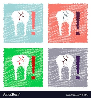 Collection of flat shading style clinical icons vector image