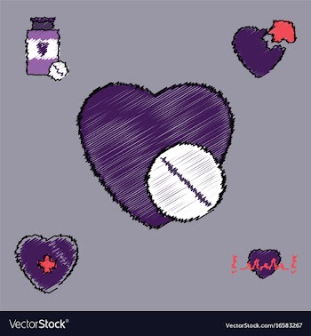 Collection of flat shading style clinical icons vector image