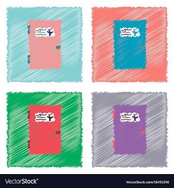 Collection of flat shading style icons doctors vector image