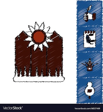 Collection of flat shading style icons eco system vector image
