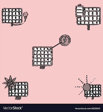 Collection of flat shading style icons ecological vector image