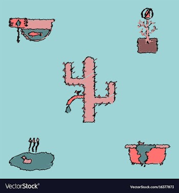 Collection of flat shading style icons ecology vector image