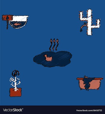 Collection of flat shading style icons ecology vector image