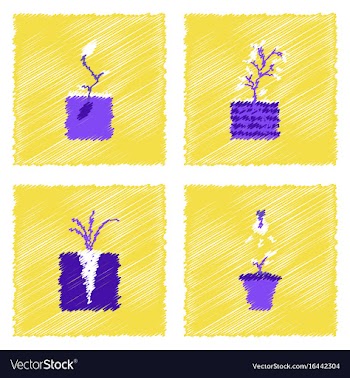 Collection of flat shading style icons ecology vector image