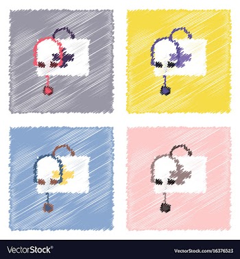 Collection of flat shading style icons first aid vector image