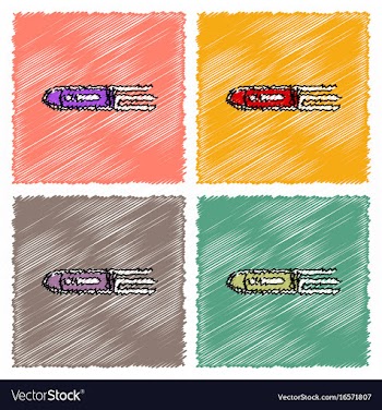 Collection of flat shading style icons flying vector image