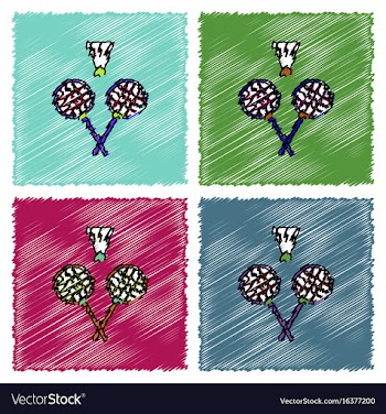 Collection of flat shading style icons kids vector image