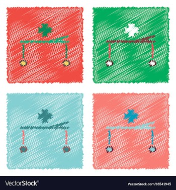 Collection of flat shading style icons medical vector image