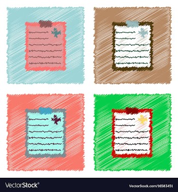 Collection of flat shading style icons medical vector image