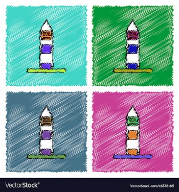 Collection of flat shading style icons military vector image