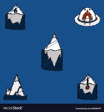 Collection of flat shading style icons nature vector image