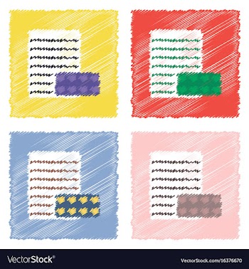 Collection of flat shading style icons pills and vector image