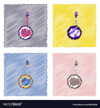 Collection of flat shading style icons pipette vector image