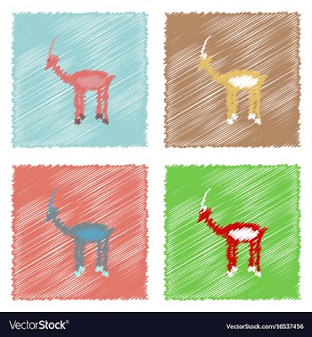 Collection of flat shading style icons silhouette vector image