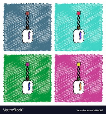Collection of flat shading style icons soldier vector image
