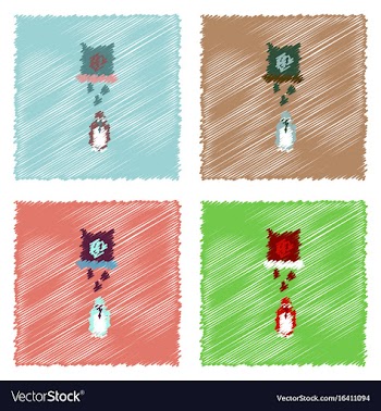 Collection of flat shading style icons water pipe vector image