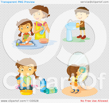 Collection of free Chored clipart kid clean bathroom. Download on ...