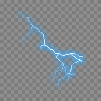Collection of free Lightning transparent blue. Download on UI Ex