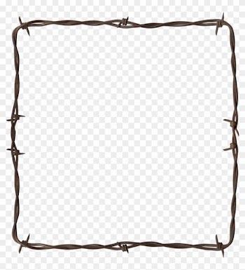 Collection Of Free Wire Fencing Cliparts - Western Barbed Border Clear Background