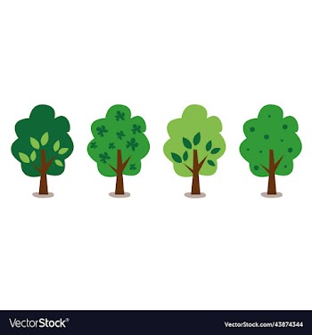 collection of garden trees