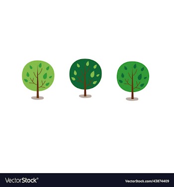 collection of garden trees