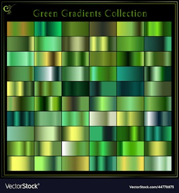 collection of green gradient