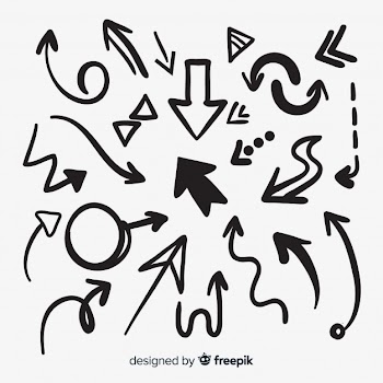 Collection of hand drawn arrows Free Vector