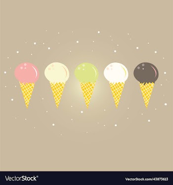 collection of ice cream of different flavors