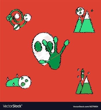 Collection of icons and aliens and planets in vector image