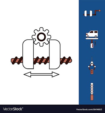 Collection of icons and car service vector image