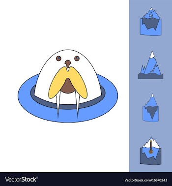 Collection of icons and climate change vector image