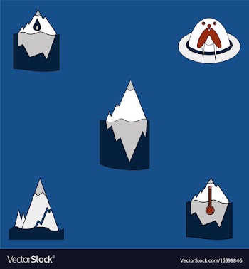 Collection of icons and climate change vector image