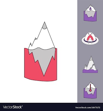 Collection of icons and climate change vector image