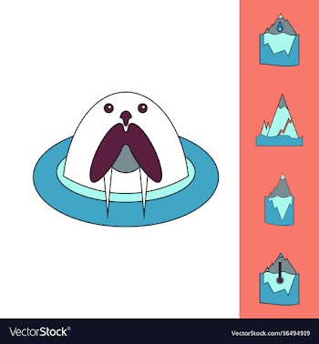 Collection of icons and climate change vector image