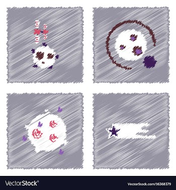 Collection of icons and cosmic bodies in stroke vector image