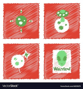 Collection of icons and cosmos concept in stroke vector image