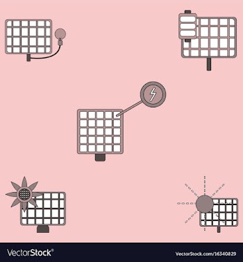 Collection of icons and eco energy vector image