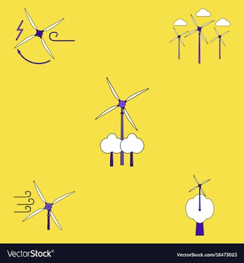 Collection of icons and eco energy vector image