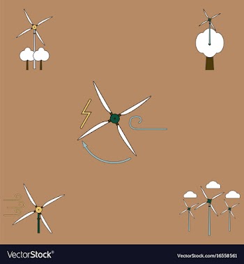 Collection of icons and eco energy vector image