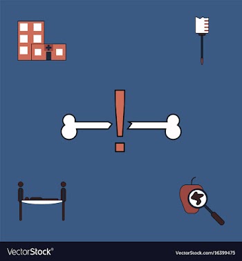 Collection of icons and medical equipment vector image