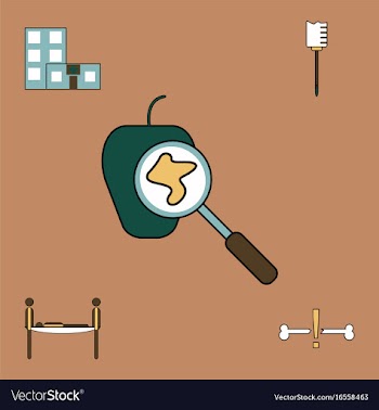 Collection of icons and medical equipment vector image