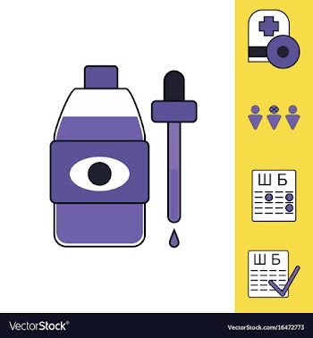 Collection of icons and medical icons vector image
