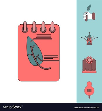 Collection of icons and nature and ecosystem vector image