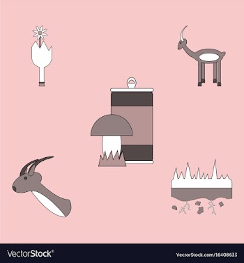 Collection of icons and nature and ecosystem vector image