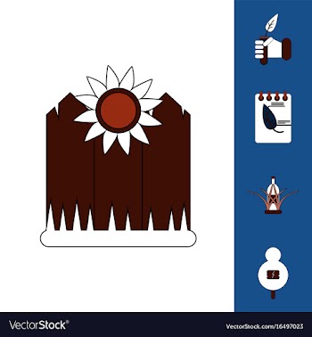 Collection of icons and nature and ecosystem vector image