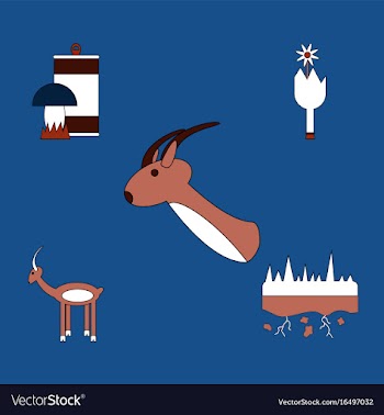 Collection of icons and nature and ecosystem vector image